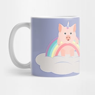 Piggycorn over the rainbow Mug